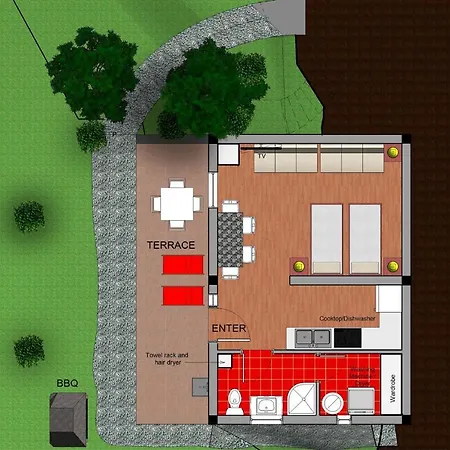 Horská chata Self Catering Holiday Near Terme Catez - Sleep 4